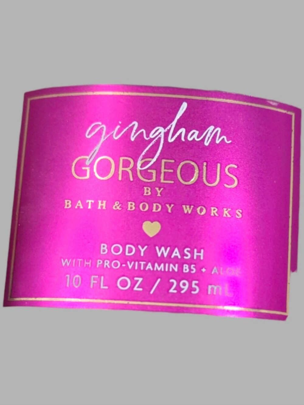 Bath & Body Works Ladie's Gingham Gorgeous Pink Body Wash & Body Cream - Picture 8 of 14
